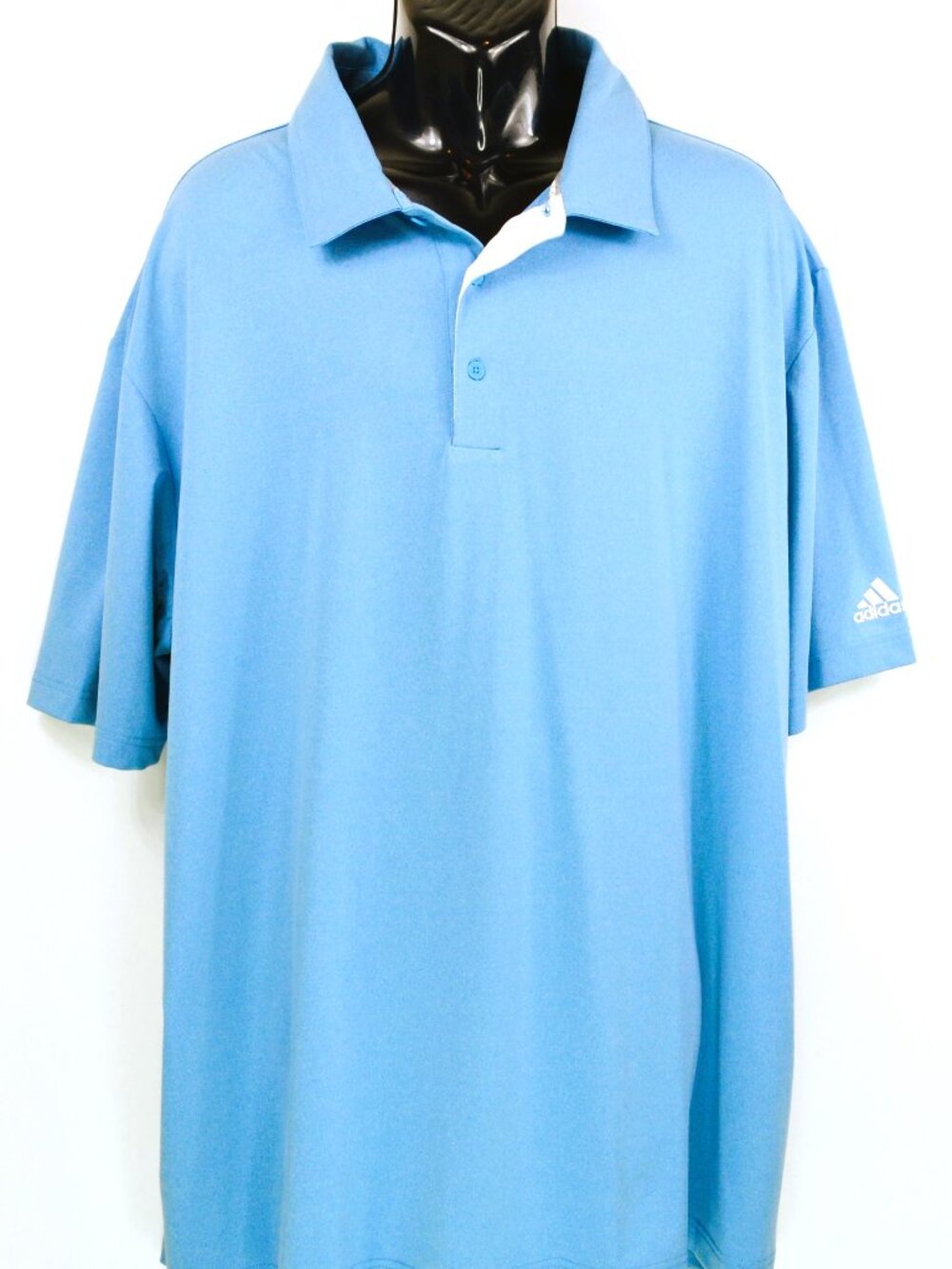 Adidas Ultimate365 Tour Men's Size 3XL Powder Blue Athletic Polo Shirt NWT